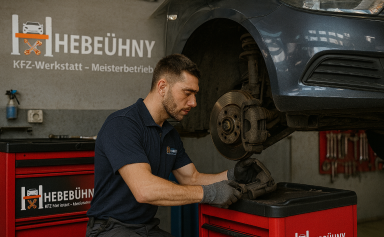 Bremsenservice und Reparatur beim KFZ Meisterbetrieb Hebebühny