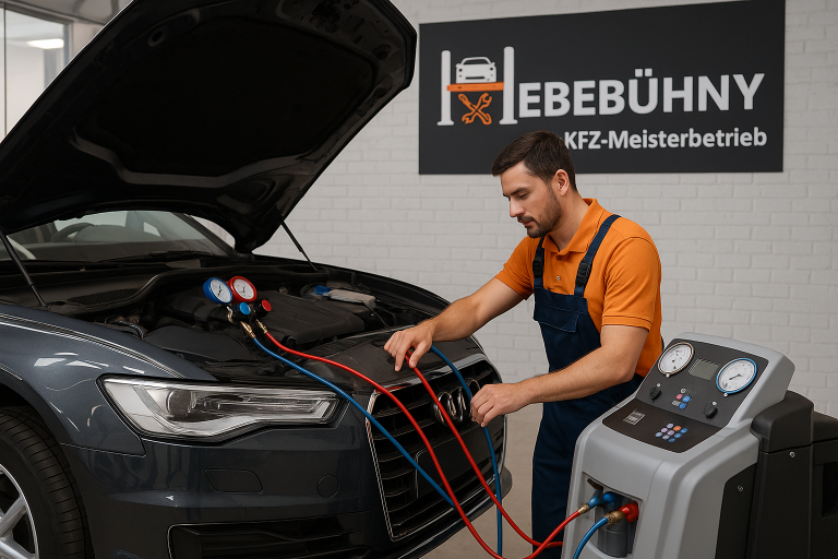 Klimaanlagenservice beim KFZ Meisterbetrieb Hebebühny in Neulengbach